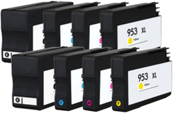 953 XL | 8 Pack | Huismerk | Cartridges voor HP