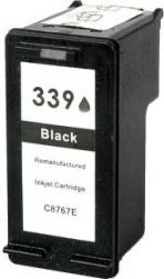 339 | 1x Zwart | Huismerk | Cartridge voor HP