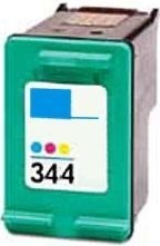 344 | 1x Kleur | Huismerk | Cartridge voor HP