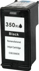 350 XL | 1x Zwart | Huismerk | Cartridges voor HP