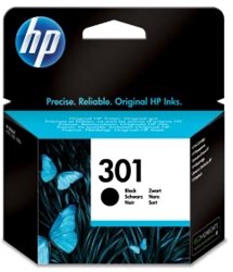 301 | 1x Zwart | Origineel | Cartridge voor HP