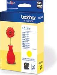 LC-121 | 1x Geel | Origineel | Cartridges voor Brother
