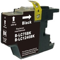 LC-1240 | LC-1220 | 1x Zwart | Huismerk | Cartridges voor Brother