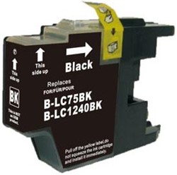 LC-1240 | LC-1220 | 1x Zwart | Huismerk | Cartridges voor Brother