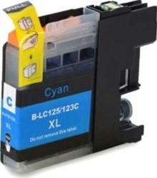 LC-125 XL | 1x Cyaan | Huismerk | Cartridges voor Brother
