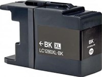 LC-1280 | 1x Zwart | Huismerk | Cartridges voor Brother