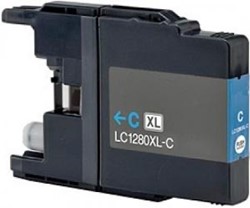 LC-1280 | 1x Cyaan | Huismerk | Cartridges voor Brother
