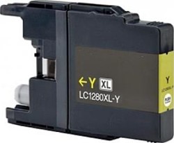 LC-1280 | 1x Geel | Huismerk | Cartridges voor Brother