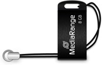 MediaRange | USB Stick | Nano | 8 GB | USB 2.0 | Metaal