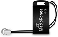 MediaRange | USB Stick | Nano | 16 GB | USB 2.0 | Metaal