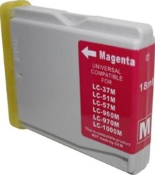 LC-1000 | LC-970 | 1x Magenta | Huismerk | Cartridges voor Brother