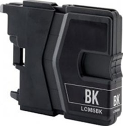 LC-985 | 1x Zwart | Huismerk | Cartridges voor Brother