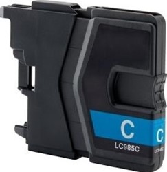 LC-985 | 1x Cyaan | Huismerk | Cartridges voor Brother