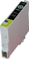 T0611 | 1x Zwart | Huismerk | Cartridges voor Epson