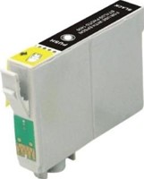 T0711 | 1x Zwart | Huismerk | Cartridges voor Epson
