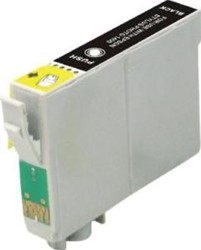 T0711 | 1x Zwart | Huismerk | Cartridges voor Epson