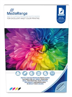 MediaRange | Inkjet papier | Mat | A4 | 105 gr/m2 | 100 vel