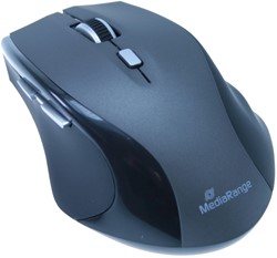 MediaRange | Muis | Draadloos | Optisch | 5 Knops | USB | Zwart