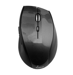 MediaRange | Muis | Draadloos | Optisch | 5 Knops | USB | Carbon Look