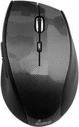 MediaRange | Muis | Draadloos | Optisch | 5 Knops | USB | Carbon Look