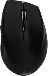 MediaRange | Muis | Draadloos | Optisch | 5 Knops | USB | Mat Zwart
