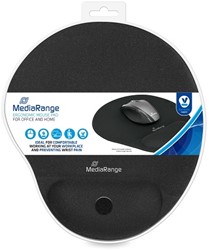 MediaRange | Muismat | Ergonomische | Gel Polssteun | Zwart