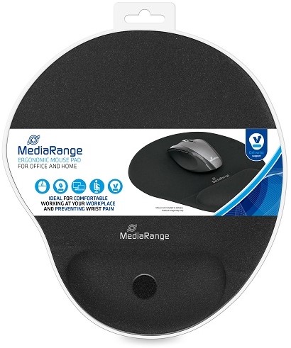 MediaRange | Muismat | Ergonomische | Gel Polssteun | Zwart