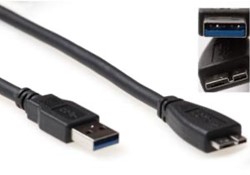USB 3.0 aansluitkabel USB A male - Micro USB B male 1m