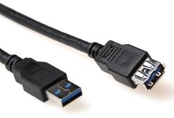 USB 3.0 verlengkabel USB A male - USB A female 1.00m