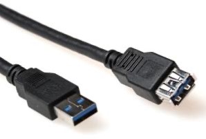 USB 3.0 verlengkabel USB A male - USB A female 1.00m