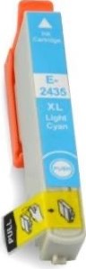 24 XL | 1x Light Cyaan | Huismerk | Cartridges voor Epson