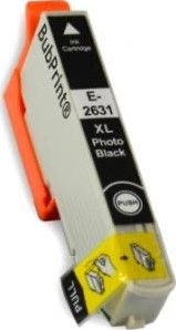 26 XL | 1x Foto Zwart | Huismerk | Cartridges voor Epson