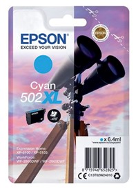 502 XL | 1x Cyaan | Origineel | Cartridges voor Epson