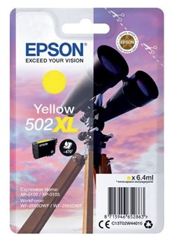502 XL | 1x Geel | Origineel | Cartridges voor Epson