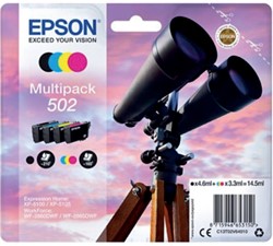 502 | 4 Pack | Origineel | Cartridges voor Epson