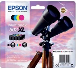 502 XL | 4 Pack | Origineel | Cartridges voor Epson