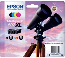 502 XL | 4 Pack | Origineel | Cartridges voor Epson