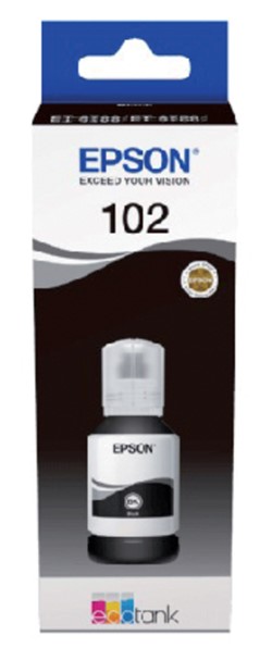 102 | 1x Zwart | Origineel | Cartridges voor Epson