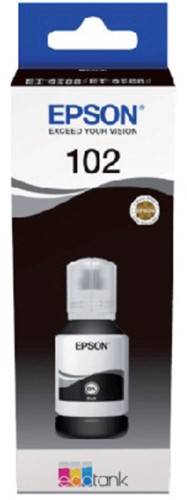 102 | 1x Zwart | Origineel | Cartridges voor Epson