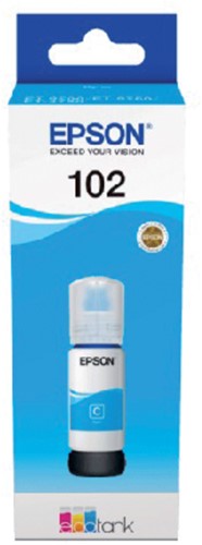 102 | 1x Cyaan | Origineel | Cartridges voor Epson