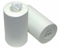 Poetspapier Cleaninq klein 1-laags 11x120m wit
