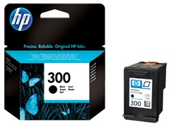 300 | 1x Zwart | Origineel | Cartridges voor HP