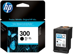 300 | 1x Zwart | Origineel | Cartridges voor HP