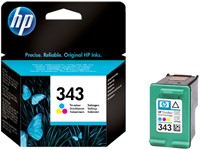 343 | 1x Kleur  | Origineel | Cartridges voor HP