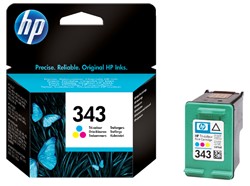 343 | 1x Kleur  | Origineel | Cartridges voor HP