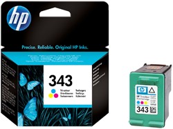343 | 1x Kleur  | Origineel | Cartridges voor HP