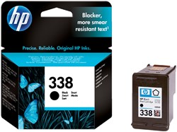 338 | 1x Zwart  | Origineel | Cartridges voor HP