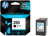350 | 1x Zwart | Origineel | Cartridges voor HP