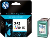 351 | 1x Kleur  | Origineel | Cartridges voor HP