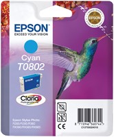 T0802 | 1x Cyaan | Origineel | Cartridges voor Epson